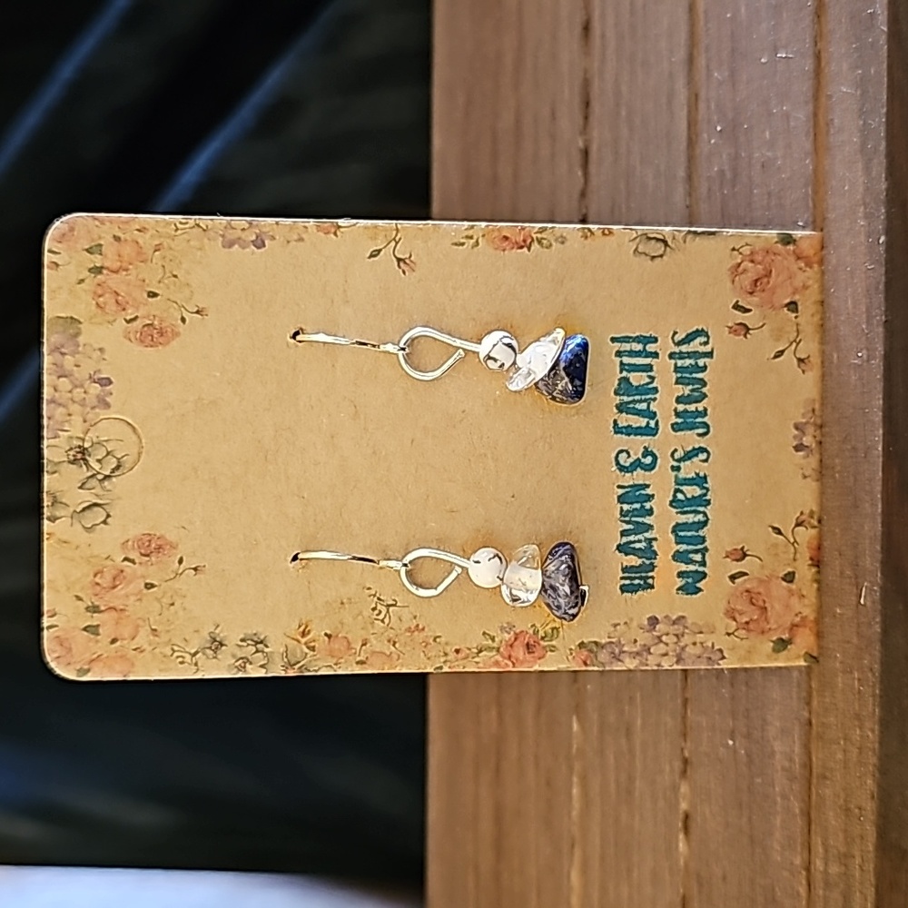 MLB natural stones earrings